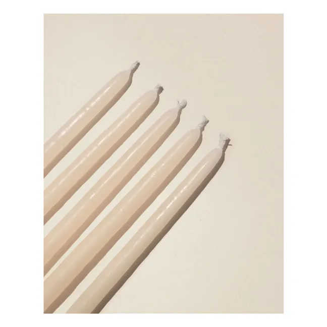 Velas finas - Lote de 10 | Crudo