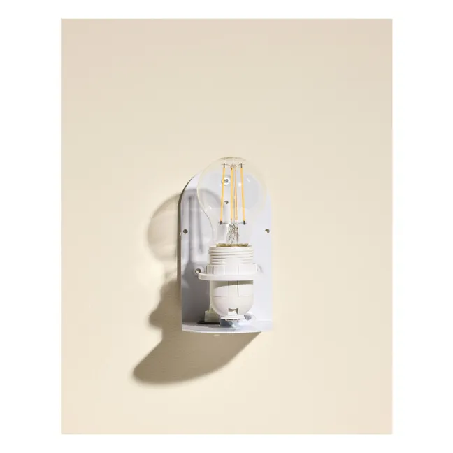 Lampada da parete in ceramica Muse | Nocciola