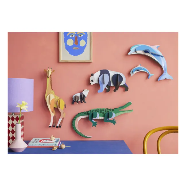 Décorations murales Dauphins - Set de 2 | Bleu ciel