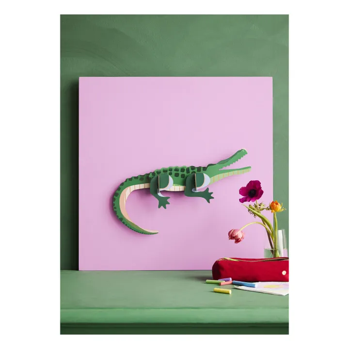 Decoración mural Cocodrilo | Verde- Imagen del producto n°1