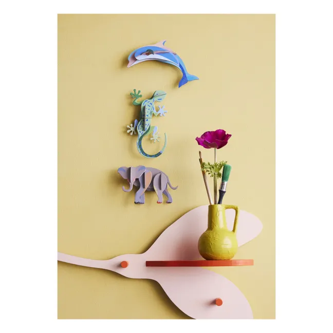 Decoración mural con delfines | Azul Cielo