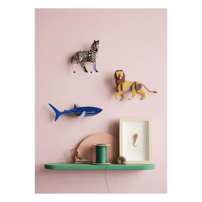 Decoración mural Tiburón | Azul Marino