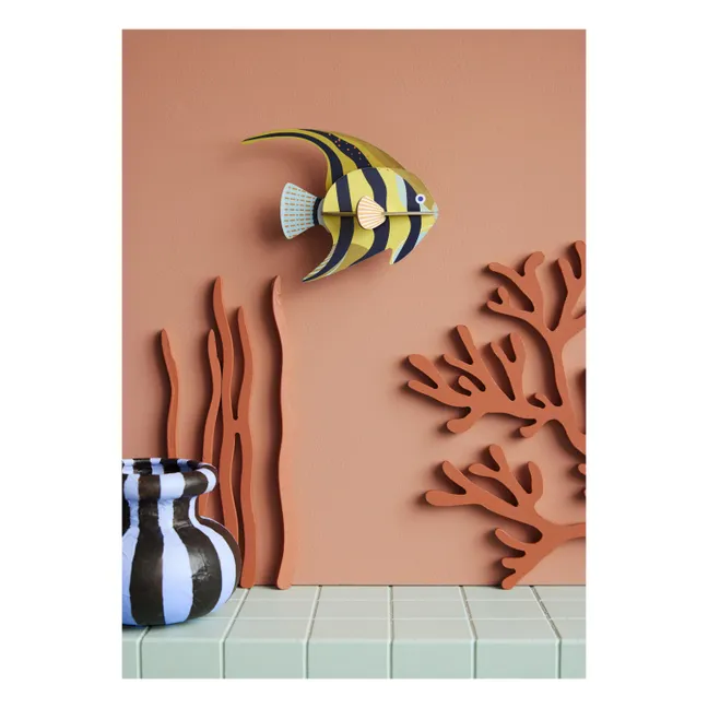 Decoración mural Pez Ángel | Amarillo