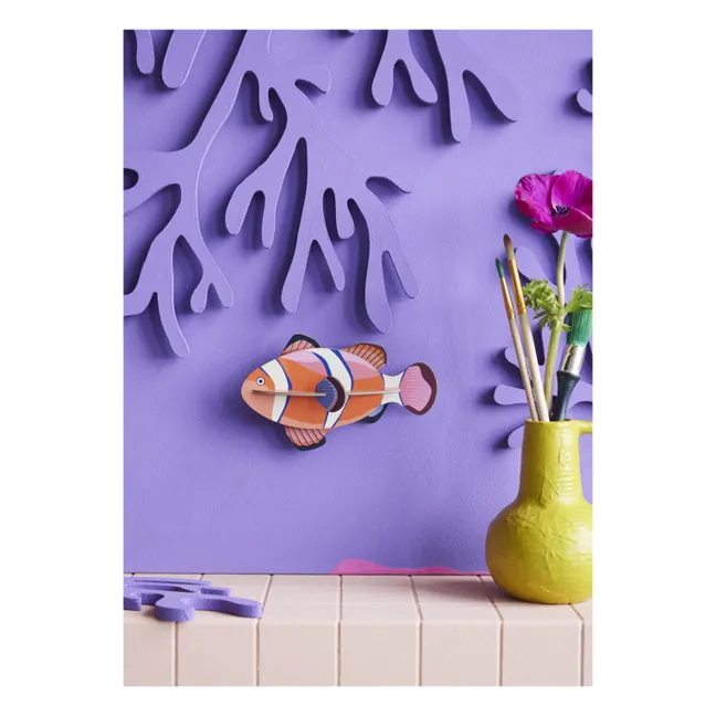 Decoración mural Pez Payaso | Naranja