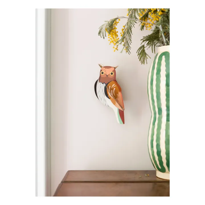 Décoration murale Chouette | Marron- Image produit n°1