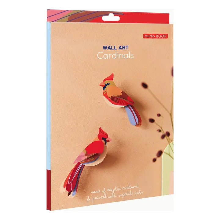 Décorations murales Cardinals - Set de 2 | Rouge- Image produit n°3