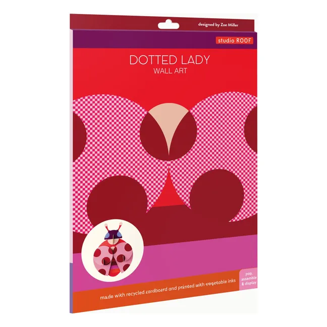 Ladybug wall decor - Studio Roof x Zoe Miller | Red