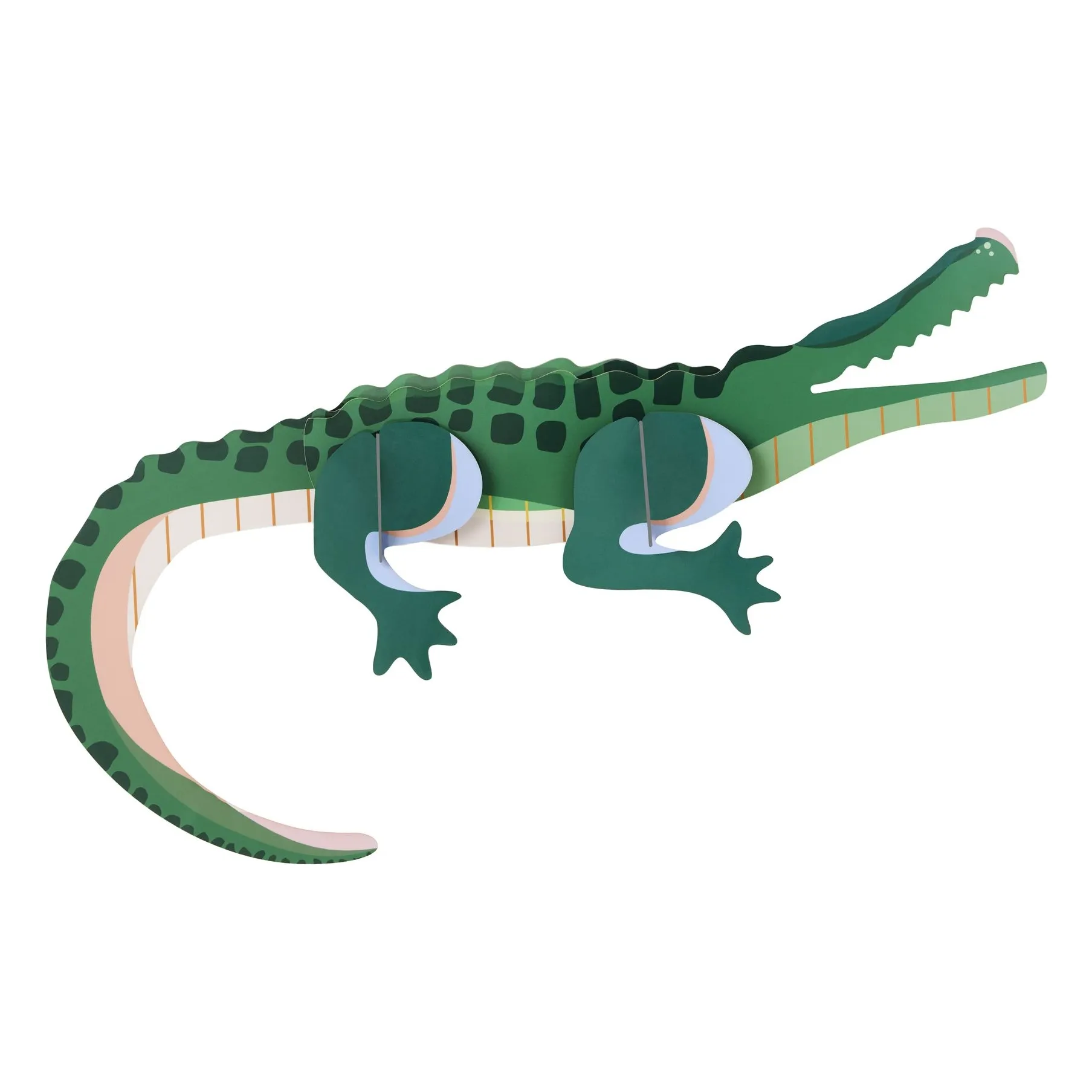 Studio Roof Green Crocodile Wall Decoration