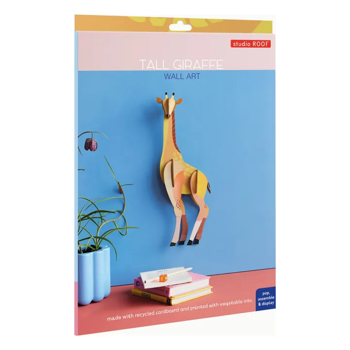 Decoración de pared Jirafa | Amarillo- Imagen del producto n°3