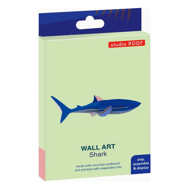 Decoración mural Tiburón | Azul Marino