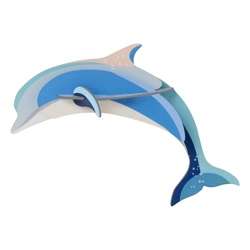Studio Roof Light Blue Dolphin Wall Decoration