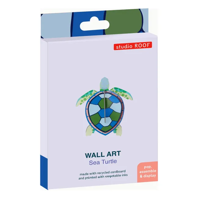 Decoración mural Tortuga | Azul