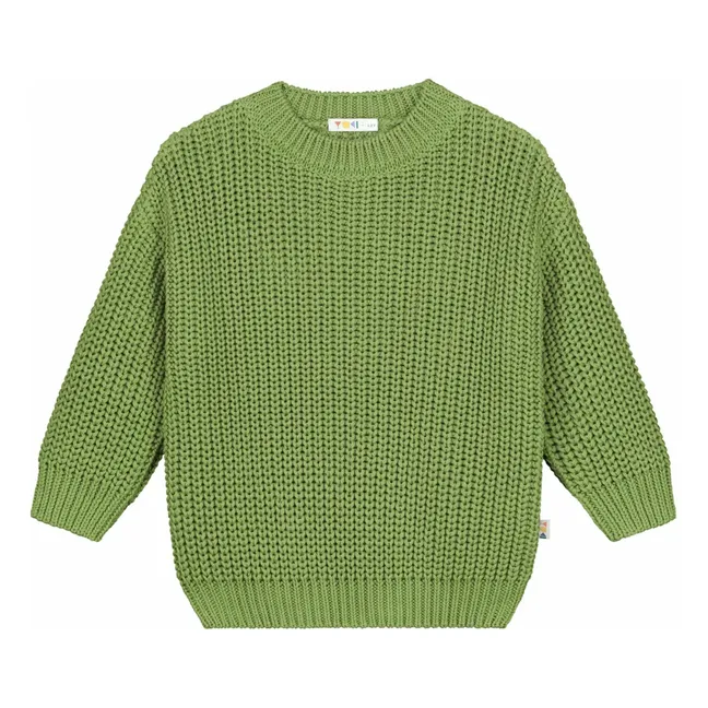Pull Chunky Coton Bio | Olive