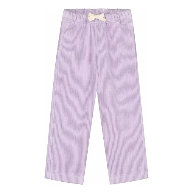 Pantalones de pana ecológica | Lila
