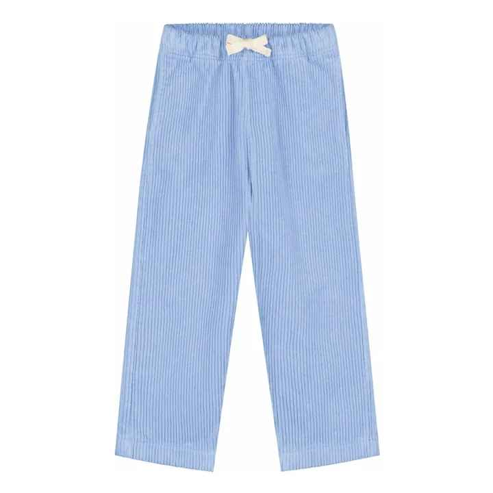 Pantalones de pana ecológica | Azul Cielo- Imagen del producto n°0