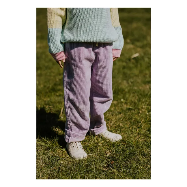 Pantalones de pana ecológica | Lila