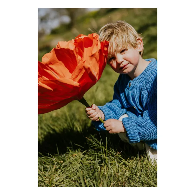 Chaqueta de algodón orgánico | Azul