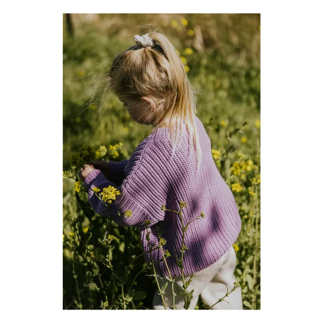 Pull Chunky Coton Bio | Lavande