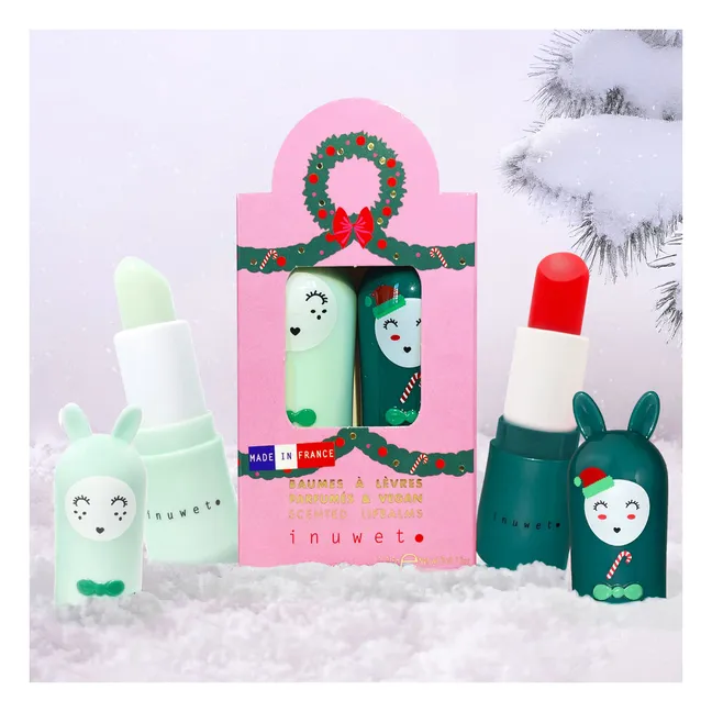 Bálsamos labiales de lentejuelas con estrellas - Lote de 2