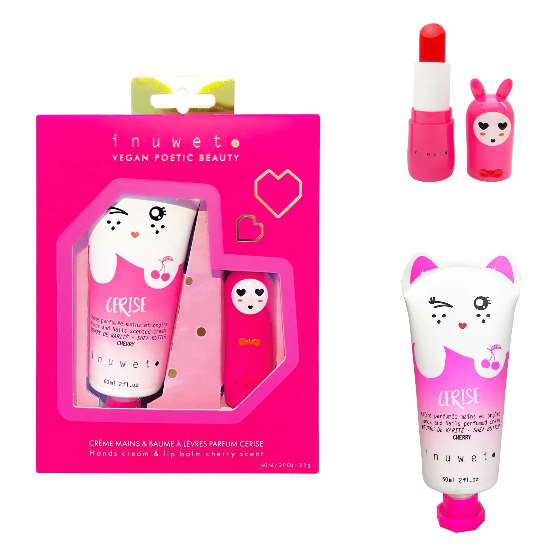 Inuwet Untinted Wiz Hand And Lip Set