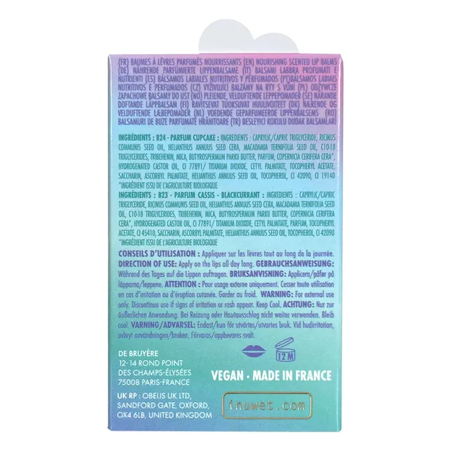 Rainbow Christmas Lip Balms - 2er-Set