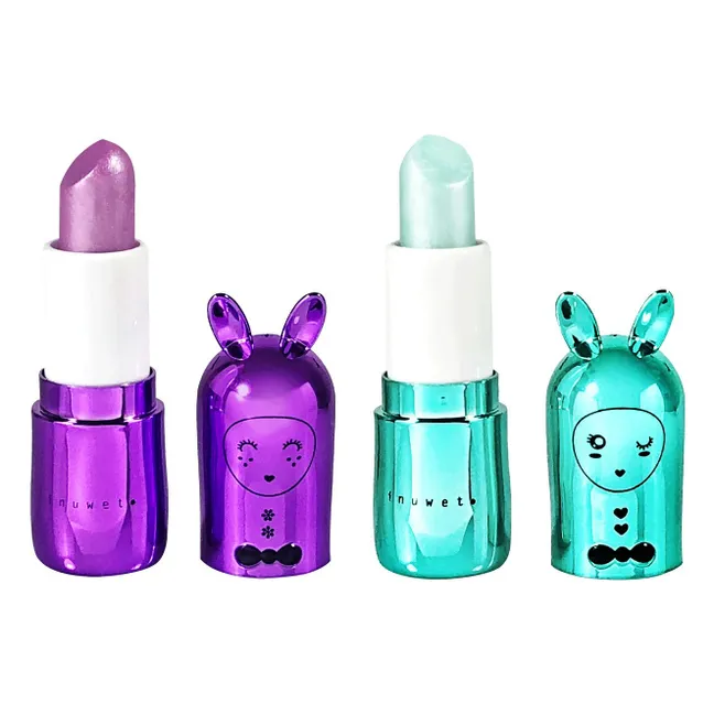 Rainbow Christmas Lip Balms - 2er-Set