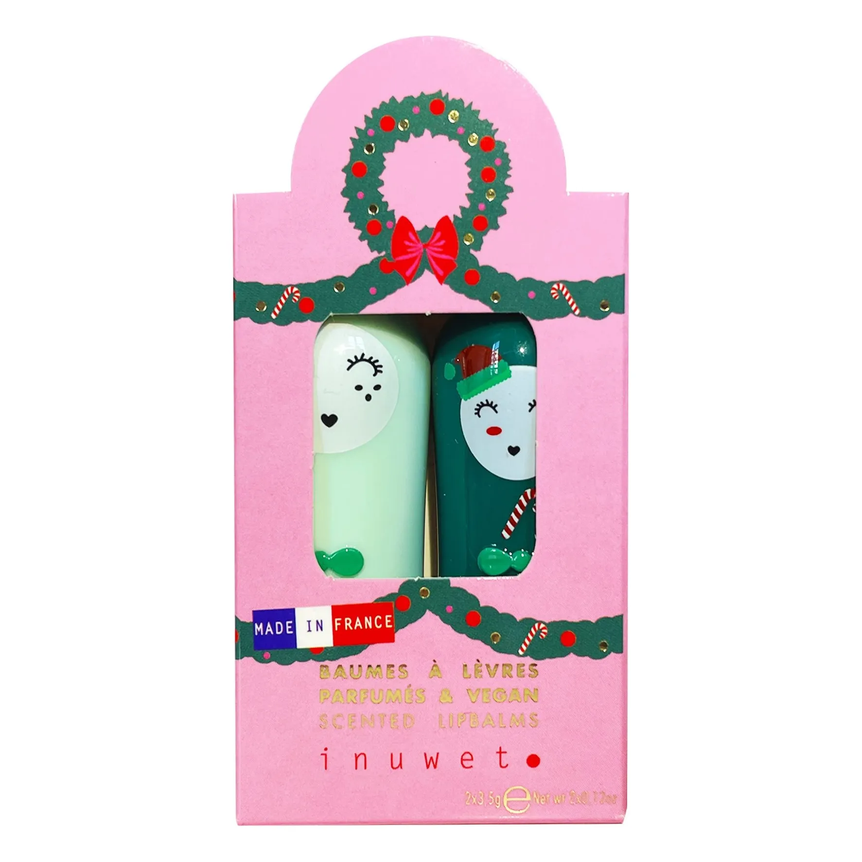 Inuwet Untinted Star Sequin Lip Balms - Set Of 2