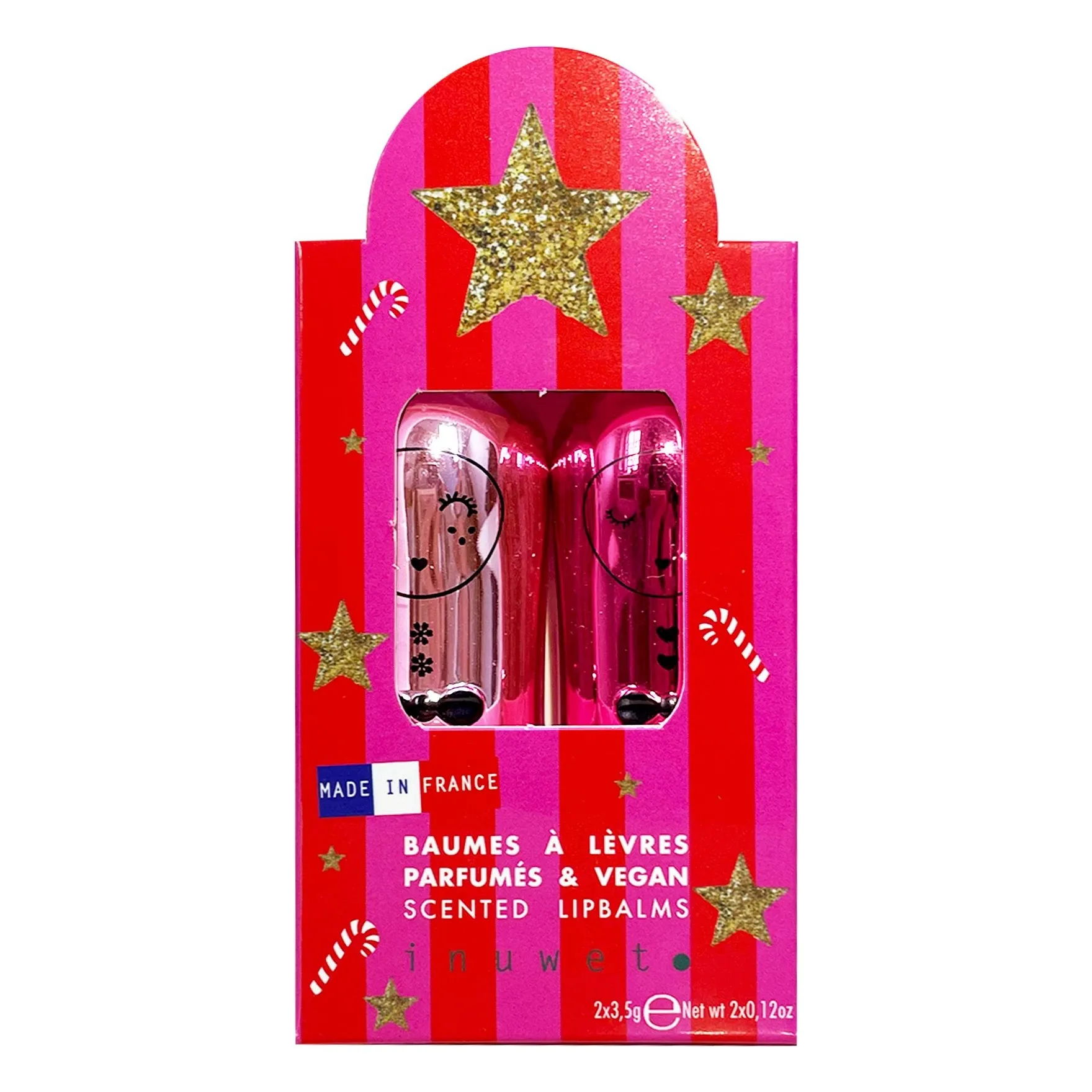 Inuwet Untinted Couture Metal Lip Balms - Set Of 2