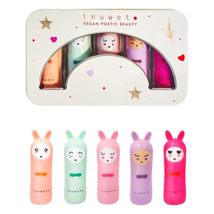 Metal Rainbow Delux Lip Balms - Set of 5- Product image n°0