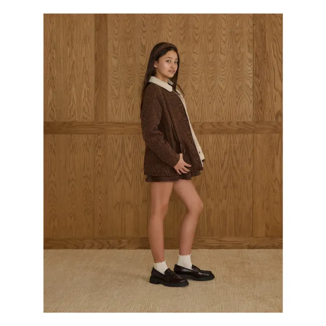 Leopard jacket | Brown