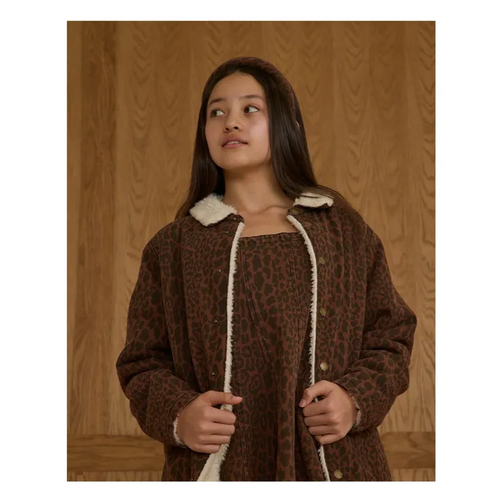Veste Leopard | Marron- Image produit n°3