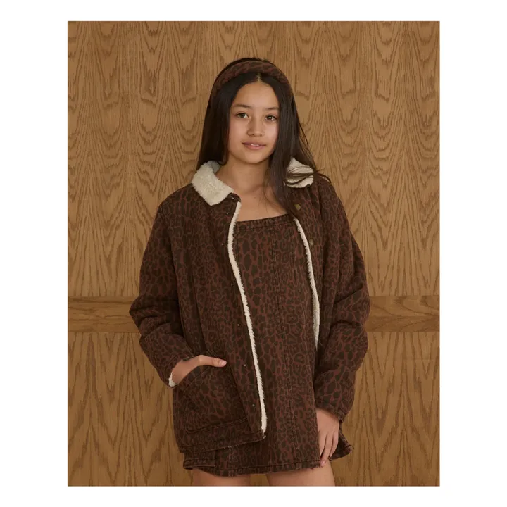 Leopard jacket | Brown- Product image n°2