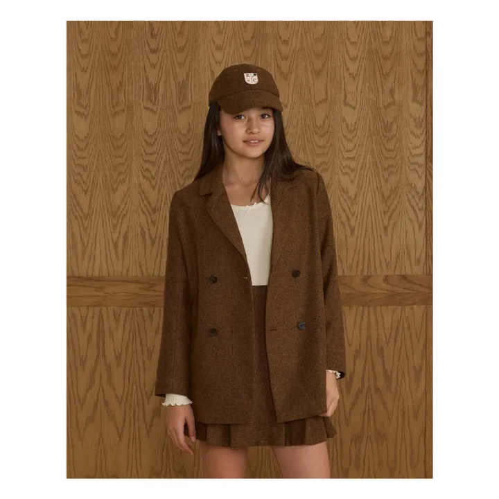 Veste Croisée | Tabac- Image produit n°0