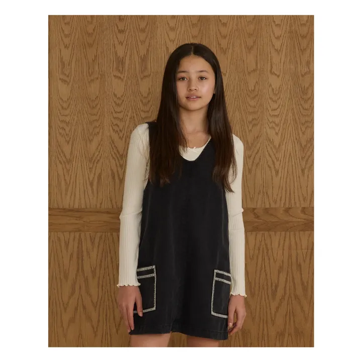 Denim dress | Denim black- Product image n°0