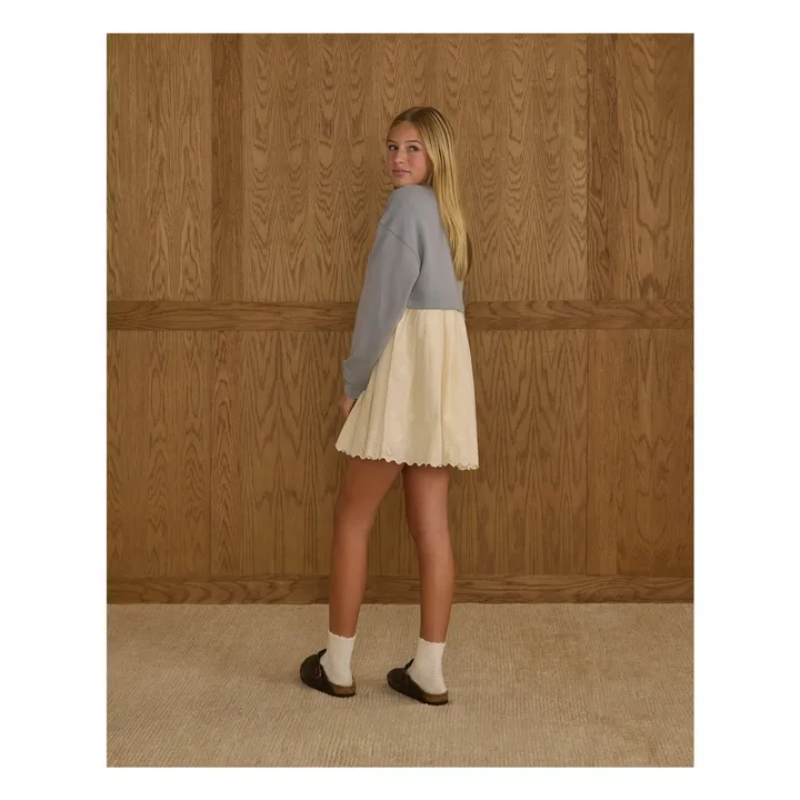 Robe Sweat | Bleu gris- Image produit n°5