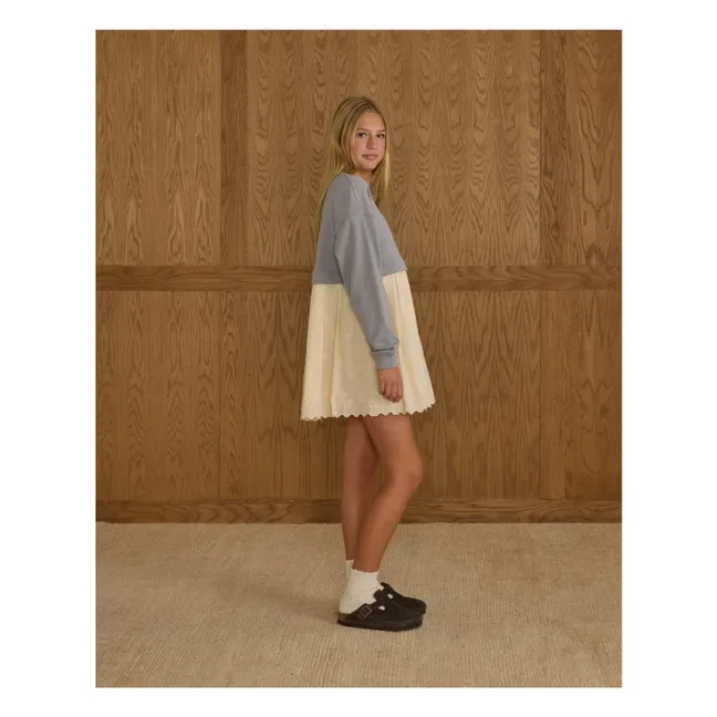 Sweat dress | Grey blue