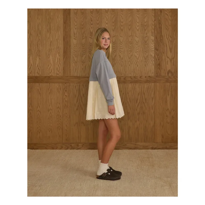 Robe Sweat | Bleu gris- Image produit n°4