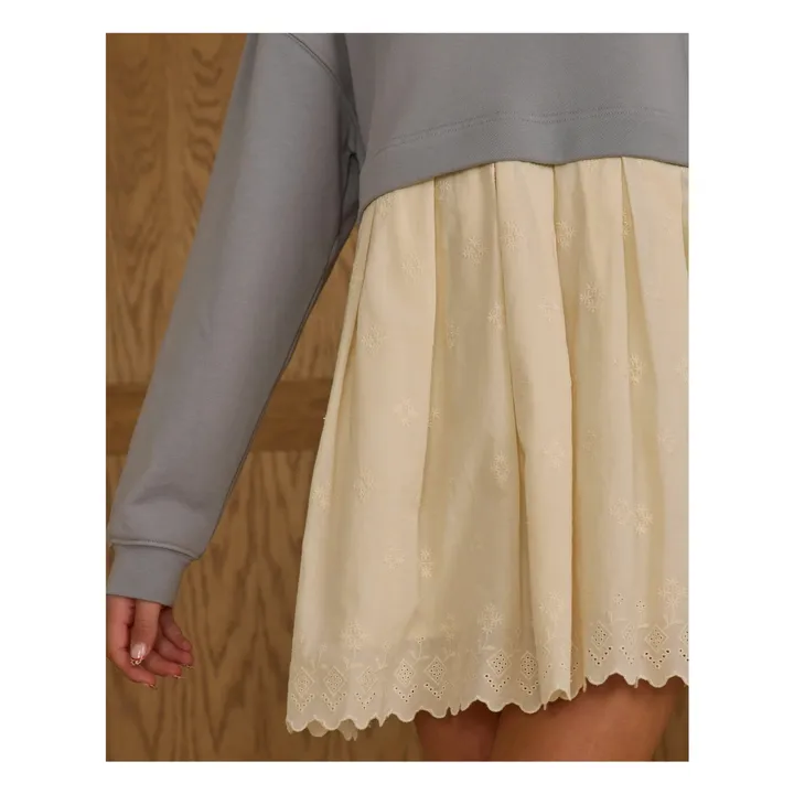 Robe Sweat | Bleu gris- Image produit n°3