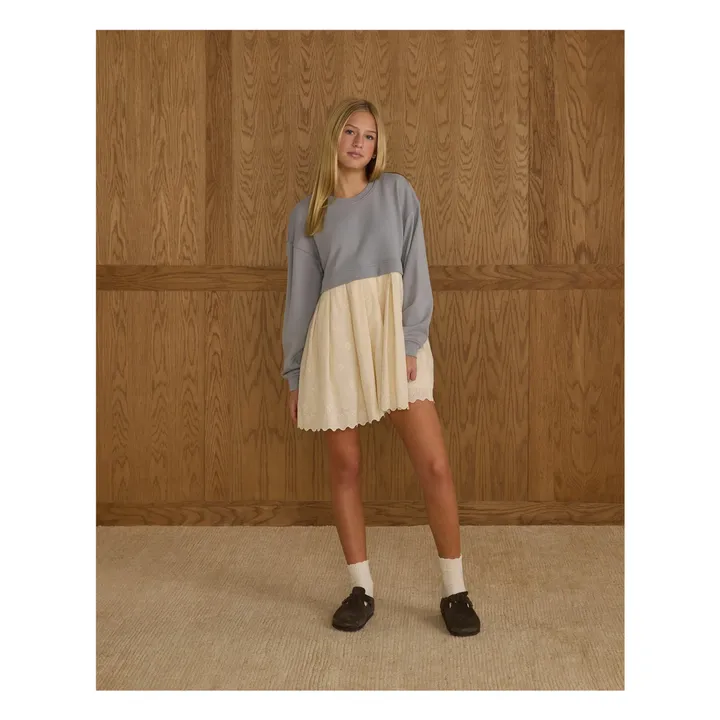 Robe Sweat | Bleu gris- Image produit n°1