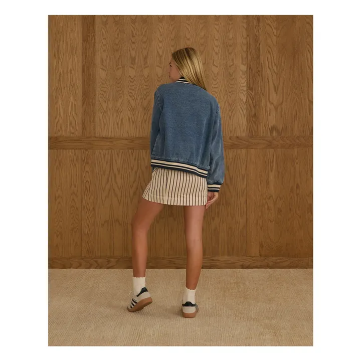 Bomber Varsity | Denim- Image produit n°3
