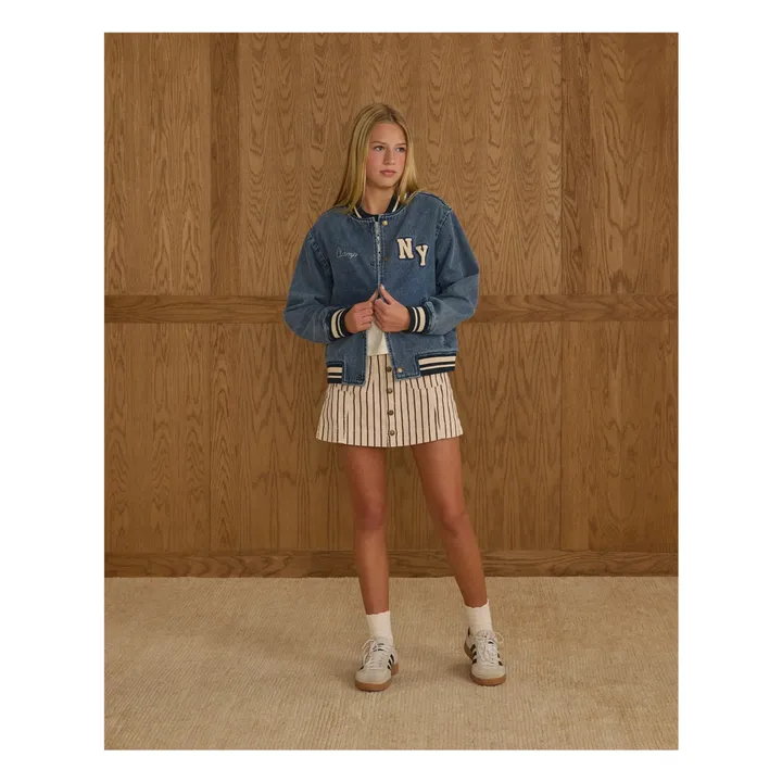 Bomber Varsity | Denim- Image produit n°1