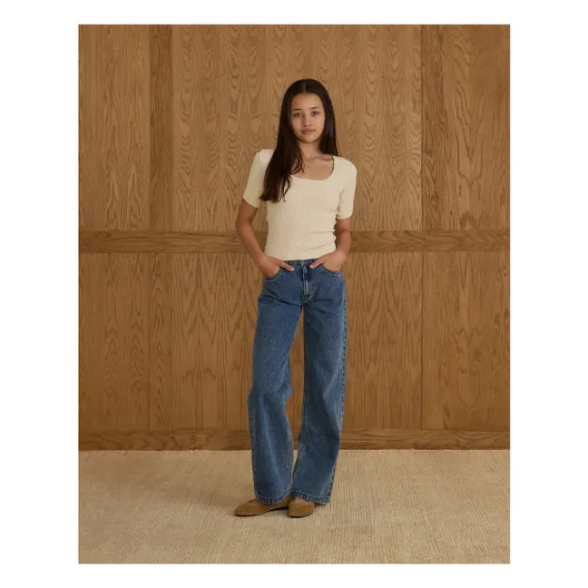 Scallop T-shirt | Ecru