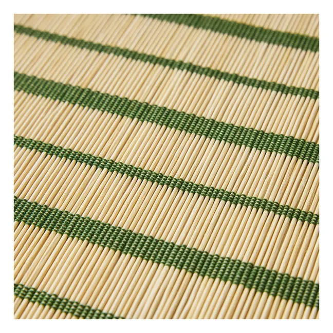 Mantel individual de bambú | Verde