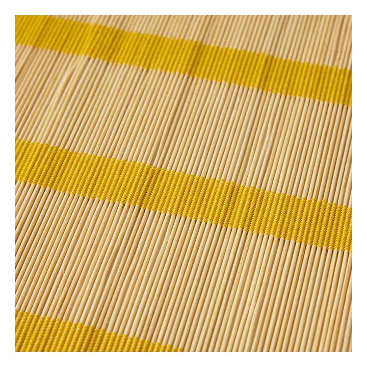 Set de table en bambou | Jaune citron- Image produit n°1