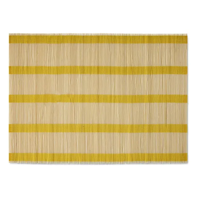 Bamboo placemat | Lemon yellow
