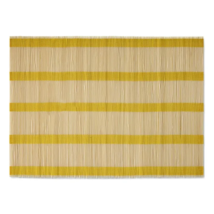 Mantel individual de bambú | Amarillo Limón- Imagen del producto n°0