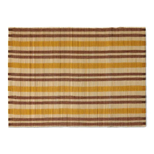 Mantel individual de bambú | ámbar