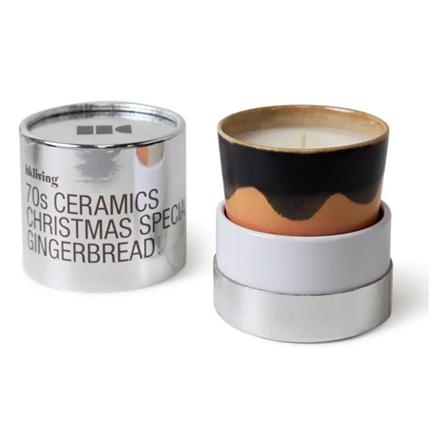 Bougie en grès Gingerbread