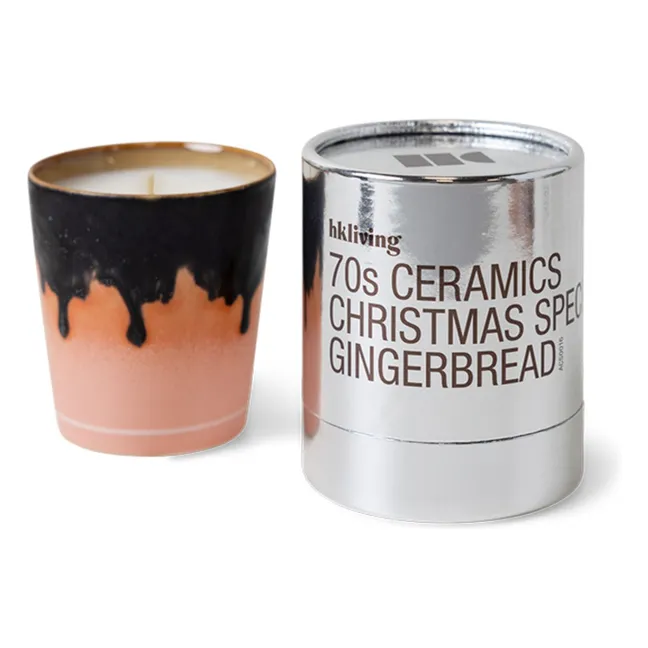 Bougie en grès Gingerbread