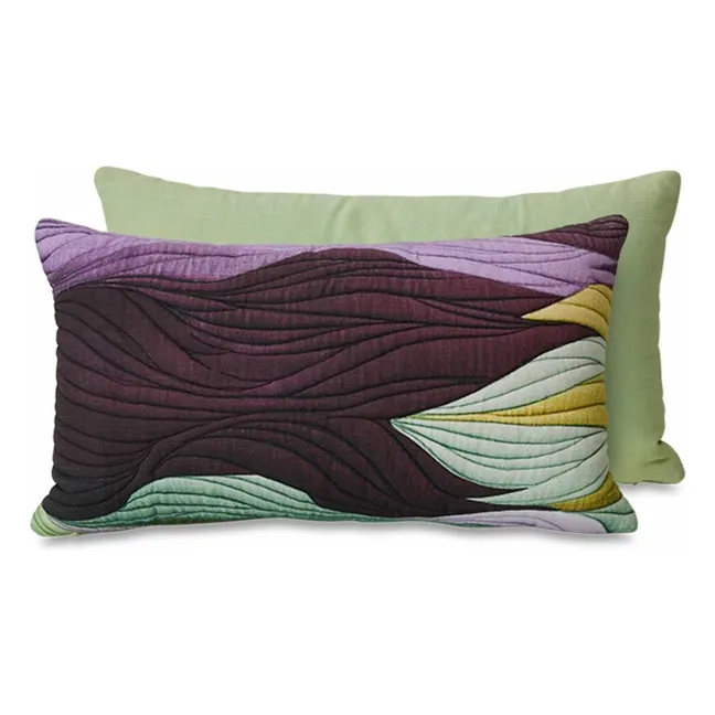 Watercolours cushion | Purple